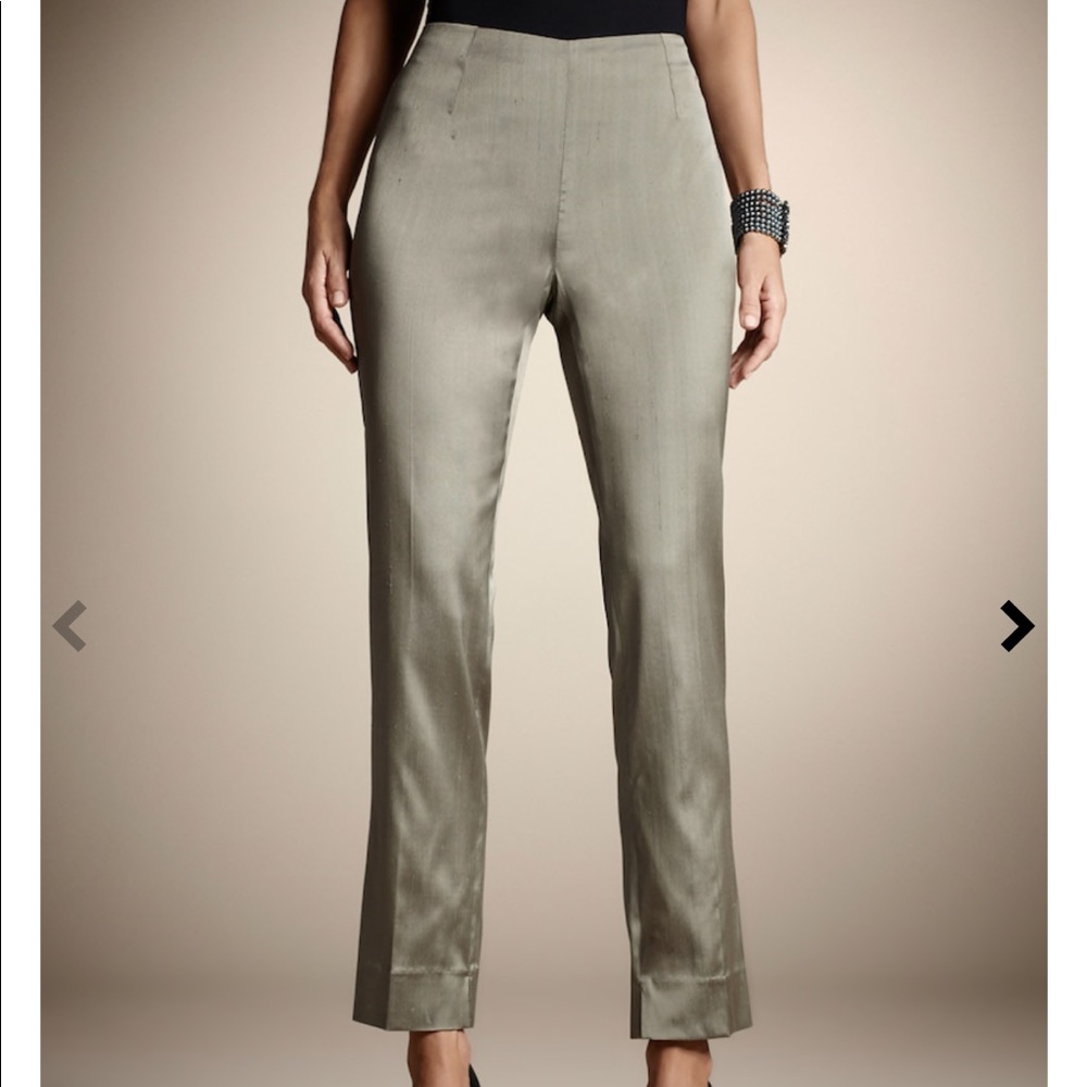 Chico’s Shantung Ankle Pants